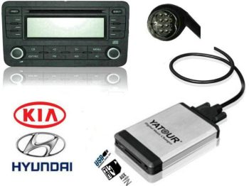 DCHYUNDAI USB / MP3 Changer με Bluetooth*  για Hyundai Coupe / Sonata / Santa Fe / Tucson / Maxima / Accent  - 8 pin