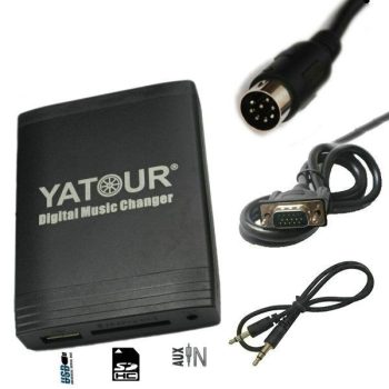 DCVOLHU USB / MP3 Changer με Bluetooth* για Volvo S40 / S60 / S80 / V40 / V70 / C70 / XC70