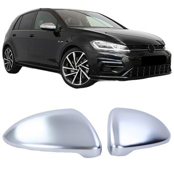 Καπάκια Καθρεφτών Για VW Golf VII (7) 12-20 / Touran 15+ Brushed Aluminium 2 Τεμάχια 0015539