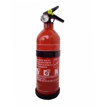 Πυροσβεστήρας Κόνεως Ξηρής Σκόνης 1Lt Με Μανόμετρο Και Πλαστική Βάση Guard 0016004