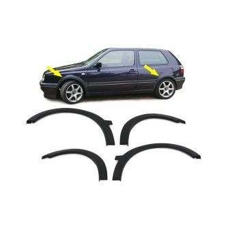 Πλαϊνά Φτερά Τροχών Για VW Golf ΙΙΙ (3) 91-98 Σετ 4 Τεμάχια 0017342
