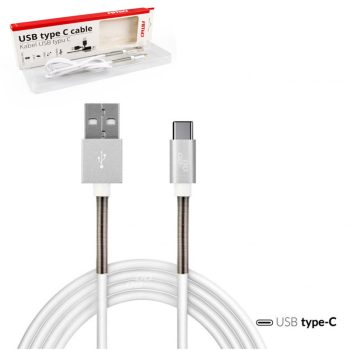 Καλώδιο Φόρτισης  & Data USB+USB Type C 100cm FullLINK Amio UC-6 0024407