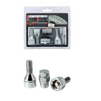 Αντικλεπτικά Μπουλόνια Ασφαλείας Butzi Premium Kit 6 pcs Με Μοναδικό Κλειδί-Εργαλείο Type-EE M12x1.25 L26 T17 0025065