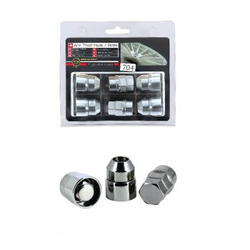Αντικλεπτικά Μπουλόνια Ασφαλείας Butzi Premium Kit 6 pcs Με Μοναδικό Κλειδί-Εργαλείο Type-BB M12x1.50 T19 0025068
