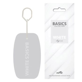 Αρωματικό Αυτοκινήτου Κρεμαστό Feral Basics Collection White Elegance 0027294