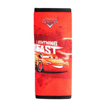 Μαξιλαράκι Ζώνης Ασφαλείας Cars ''Lightning Fast''  Βελούδινο Κόκκινο 1 Τεμάχιο 0027754