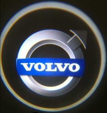 GSVOL Προτζέκτορες πόρτας στη θέση της πλαφονιέρας με λογότυπο Volvo