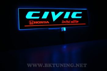 PHCE Φωτιζόμενο σήμα Civic 12x3 cm