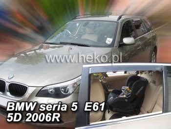 11144 Ανεμοθραύστες για BMW 5 E61  (2004-2010) combi  - 4  τμχ. εμπρός και πίσω