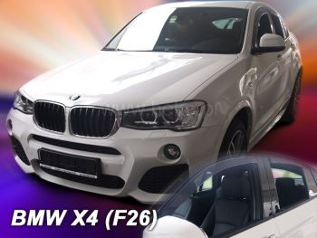 11163 Ανεμοθραύστες για BMW X4 F26 (2013+) - 4 τμχ. εμπρός και πίσω