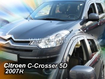 12239 Ανεμοθραύστες για Citroen C-Crosser / Peugeot 4007 (2007+ ) 5 πορτο - 4 τμχ. εμπρός και πίσω