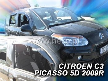 12246 Ανεμοθραύστες για Citroen C3 Picasso (2009+) 5 πορτο - 2 τμχ. εμπρός