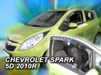 10530 Ανεμοθραύστες για Chevrolet Spark II (2010+) 5 πορτο - 2 τμχ. εμπρός