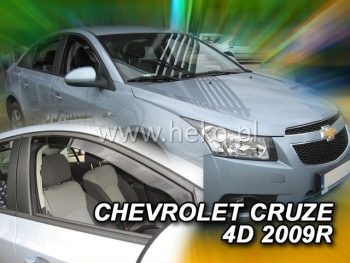 10528 Ανεμοθραύστες για Chevrolet Cruze (2009+) sedan - 4 τμχ. εμπρός και πίσω