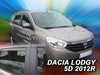 13110 Ανεμοθραύστες για Dacia Lodgy (2012+) 5 πορτο - 4 τμχ. εμπρός και πίσω