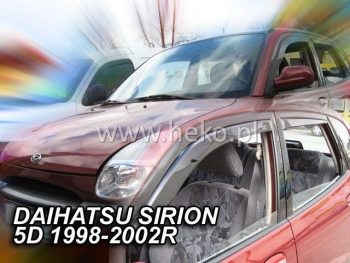 13209 Ανεμοθραύστες για Daihatsu Sirion (1998-2005) 5 πορτο - 2 τμχ. εμπρός