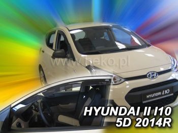 17277 Ανεμοθραύστες για Hyundai i10 (2014+) 5 πορτο - 2 τμχ. εμπρός