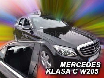 23291 Ανεμοθραύστες για Mercedes C-Class W205 (2015-2021) sedan - 4 τμχ. εμπρός και πίσω
