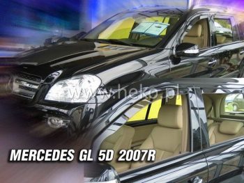 23260 Ανεμοθραύστες για Mercedes GL X164 (2007-2013) 5 πορτο - 4 τμχ. εμπρός και πίσω