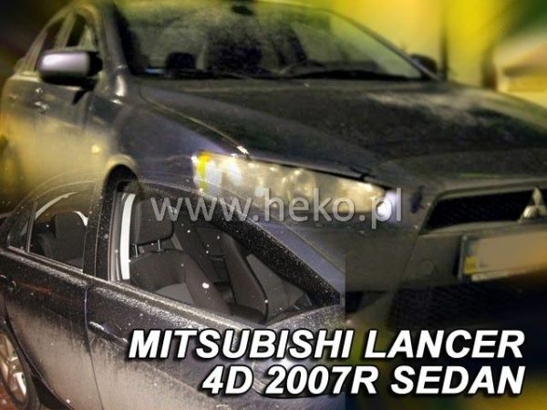 23332 Ανεμοθραύστες για Mitsubishi Lancer (2004-2007) combi - 4 τμχ. εμπρός και πίσω