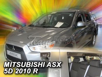 23365 Ανεμοθραύστες για Mitsubishi ASX (2010+) 5 πορτο - 4 τμχ. εμπρός και πίσω