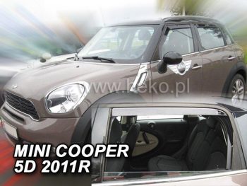 22202 Ανεμοθραύστες για Mini Cooper / Mini Countryman (2011+) 5 πορτο - 4 τμχ. εμπρός και πίσω