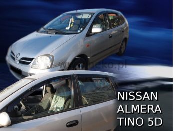 24291 Ανεμοθραύστες για Nissan Tino (2000-2006) 5 πορτο - 4 τμχ. εμπρός και πίσω
