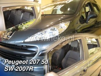 26130 Ανεμοθραύστες για Peugeot 207 (2006+)  combi - 4 τμχ. εμπρός και πίσω