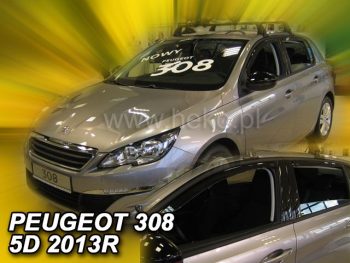 26154 Ανεμοθραύστες για Peugeot 308 (2013+ ) 5 πορτο - 4 τμχ. εμπρός και πίσω