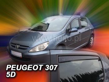 26125 Ανεμοθραύστες για Peugeot 307 (2001+) combi - 4 τμχ. εμπρός και πίσω
