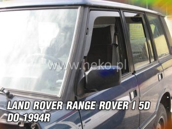 27235 Ανεμοθραύστες για Land Rover Range Rover (1980-1994) 5 πορτο - 4 τμχ εμπρός και πίσω
