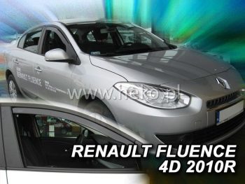 27126 Ανεμοθραύστες για Renault Fluence (2009+) 4 πορτο - 2 τμχ. εμπρός