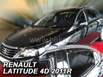 27182 Ανεμοθραύστες για Renault Latitude (2011+) sedan - 4 τμχ εμπρός και πίσω