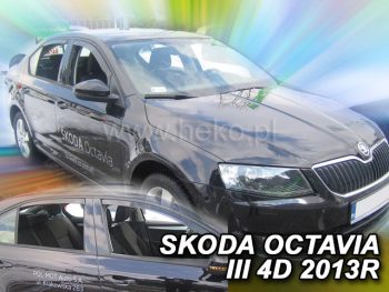 28339 Ανεμοθραύστες για Skoda Octavia (2013+) 5 πορτο - 4 τμχ εμπρός και πίσω