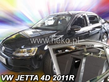 31159 Ανεμοθραύστες για Vw Jetta (2005-2010) sedan - 4 τμχ εμπρός και πίσω