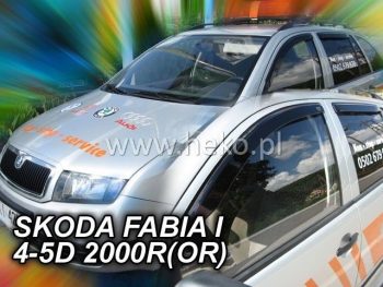 28326 Ανεμοθραύστες για Skoda Fabia (2000-2007) 4/5 πορτο- 2 τμχ εμπρός αυτοκόλλητοι