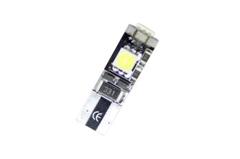 T10CAN3SMD4 LEd λάμπα τύπου Τ10 με 3 SMD led - CANBUS 4300K - 1τμχ.