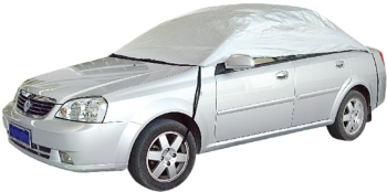 CC1016XL Κουκούλα αυτοκινήτου μισή 318 x 147 x 51 cm - καλοκαιρινή / χειμερινή γκρι χρώμα - μέγεθος XL - 1 τμχ.