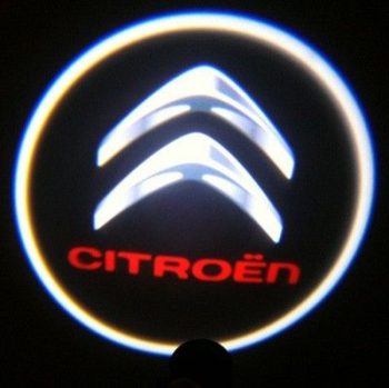 DLCTR Προτζέκτορες πόρτας με λογότυπο Citroen 5W - χωρίς τρύπημα