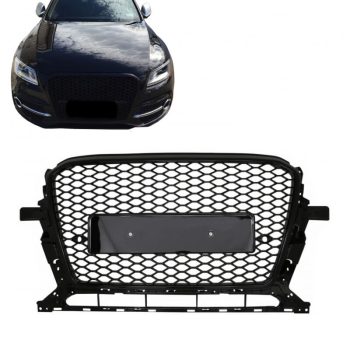 Μάσκα Για Audi Q5 8R Facelift 12-15 RSQ5 Look Κυψελωτή Μαύρο Γυαλιστερό 1 Τεμάχιο 0030387