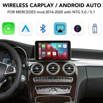 BZ 241 CPAA (CARPLAY / ANDROID AUTO BOX for MERCEDES mod.2014-2018 with NTG 5.0/5.1) - DIQ_CPAA_BZ241