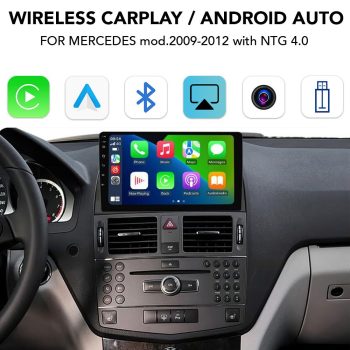 BZ 244 CPAA (CARPLAY / ANDROID AUTO BOX for MERCEDES mod.2009-2014 with NTG 4.0) - DIQ_CPAA_BZ244