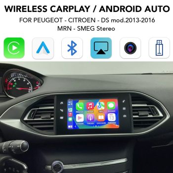 PG 256 CPAA (CARPLAY / ANDROID AUTO BOX for  PEUGEOT - CITROEN - DS mod. 2013-2016) - DIQ_CPAA_PG256