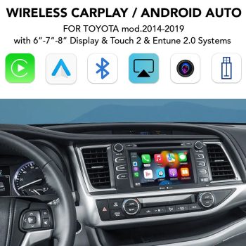 TΥ 280 CPAA (CARPLAY / ANDROID AUTO BOX for TOYOTA mod.2014-2019 with Touch 2 & Entune 2 System) - DIQ_CPAA_ΤΥ280
